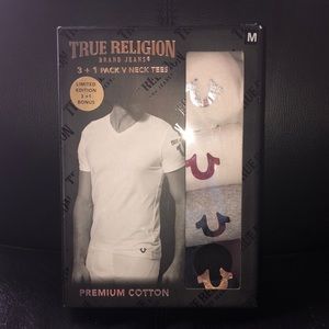 TRUE RELIGION V NEVK MENS TEES BRAND NEW SET OF 4